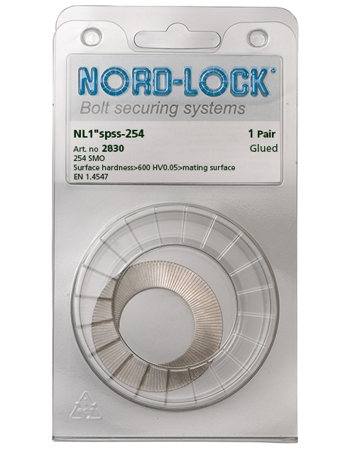 NL8ss-254, 高耐食性ステンレス製ワッシャー - Nord-Lock Group