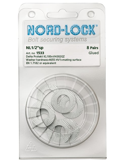 NL4ss-254, 高耐食性ステンレス製ワッシャー - Nord-Lock Group