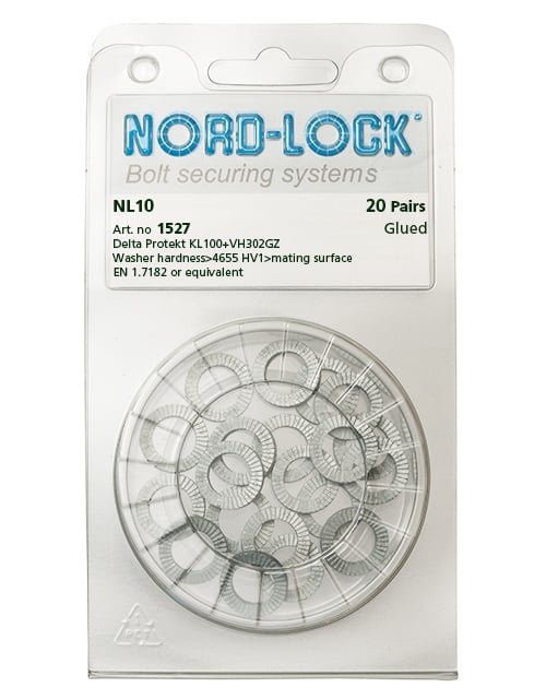 今月限定／特別大特価 鉄 ノルトロックワッシャー NL10 デルタプロテクト